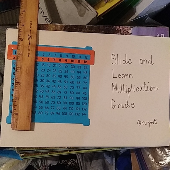 NWT Slide and Learn Multiplication Grid - Picture 3 of 5